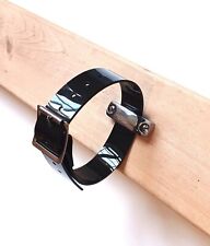 Black PVC Wrist / Ankle Attachable Tie-down Straps Bondage BDSM Furniture