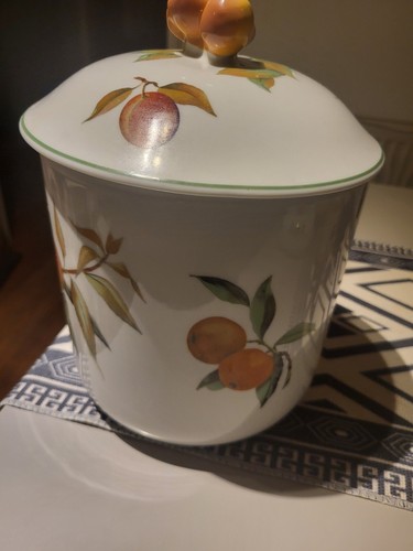 Royal worcester canister - royal,