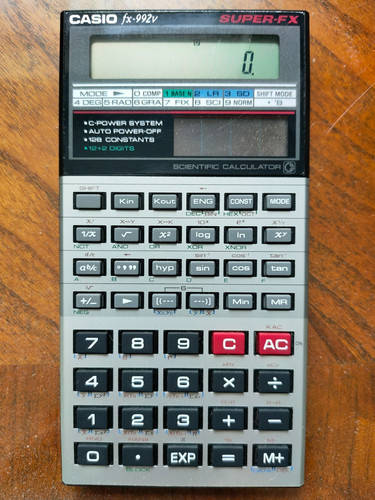 Casio scientific calculator