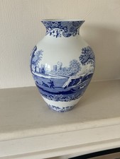 Spode blue italian vase - spode,