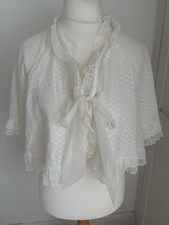 St Michaels Vintage Lace Bed Jacket Ivory Fit 34-36” Chest