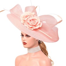 Ladies Fascinator Hat Pink