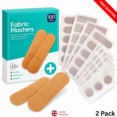 200 fabric plasters assorted - fabric,