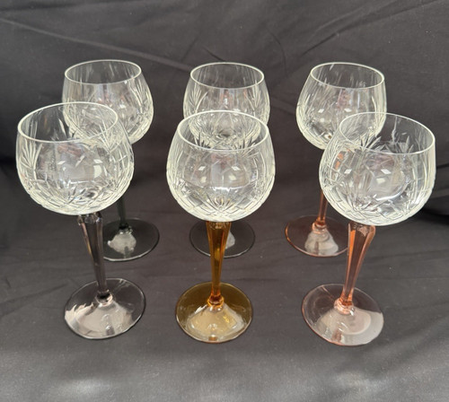 Vintage cut glass - cut,