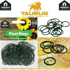 100x Wire Plant Rings Plastic