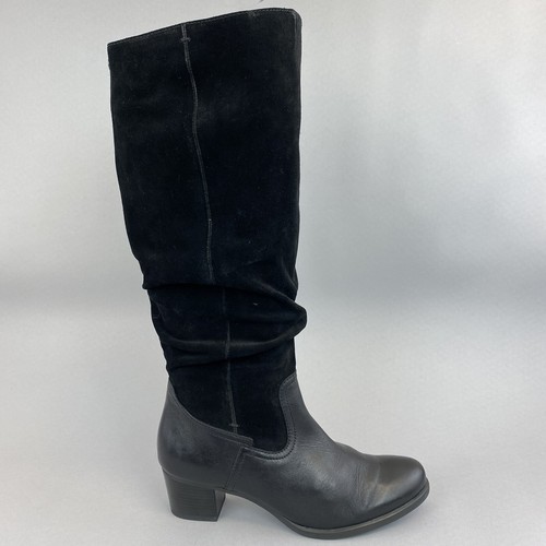 Caprice black leather - black,