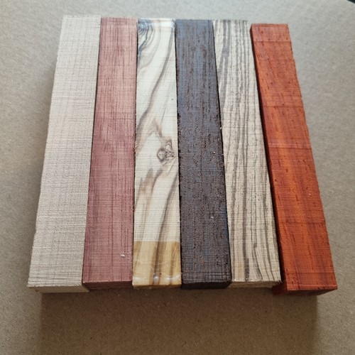 Exotic hardwood blanks set - hardwood,