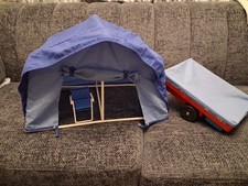 Vintage Sindy Tent,Trailer, &