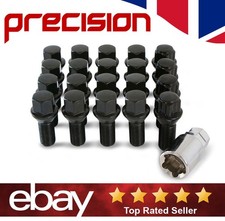 16 x Black Wheel Bolts and 4 x