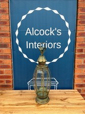 Lovely Reproduction Victorian Style Table Or Hanging Lantern Copper Colour Large