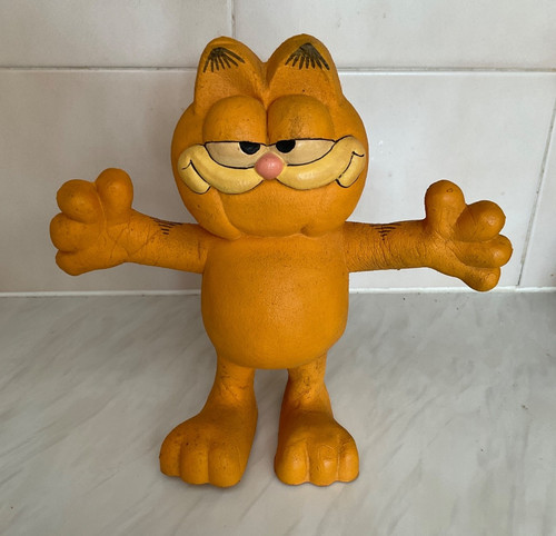 Garfield vintage 1980s bendy - vintage,