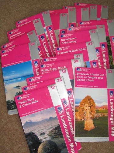 Ordnance survey landranger - os,