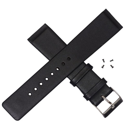 Leather watch strap - for, skagen