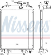 GENUINE NISSESNS RADIATOR FOR