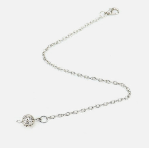 30x silver plated - silver, chain