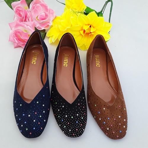 Womens ladies ballerina pumps - ballerina,