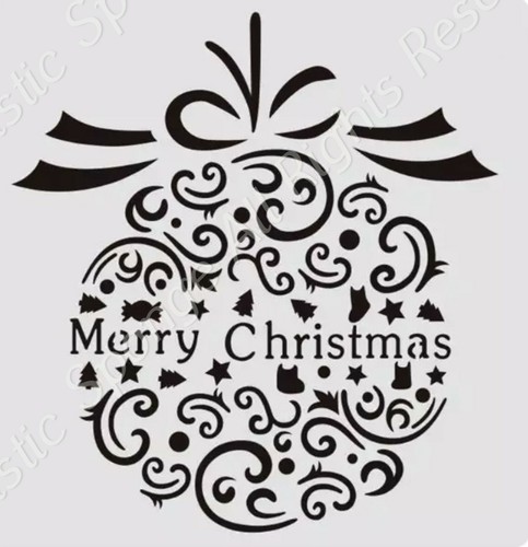 Merry christmas bauble - merry,