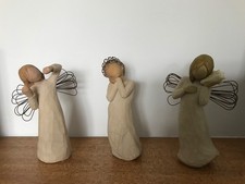 WILLOW TREE Figurines X 3 - VGC - No Boxes