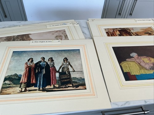 Job lot mounted prints - 14,