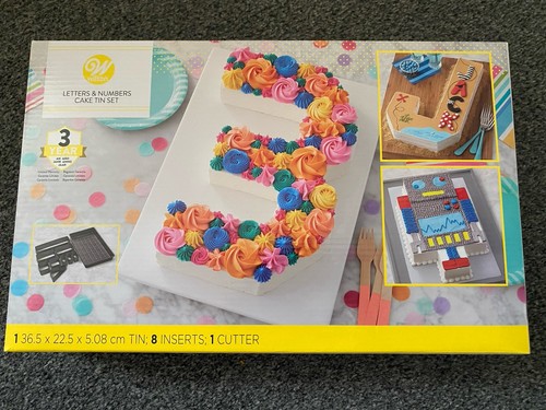 Wilton letters numbers cake - wilton, &