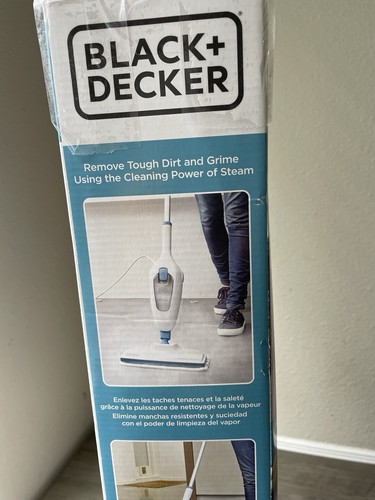 Black and decker steam mop - black,