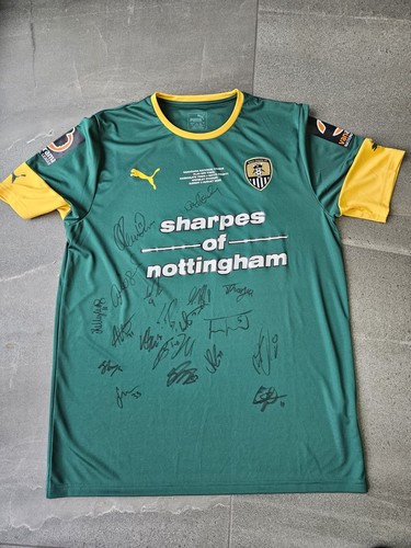 Genuine signed notts county - signed,