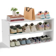 White Shoe Rack Organizer for