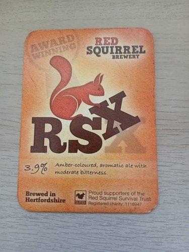 Red squirrel brewing rsx beer - brewing,