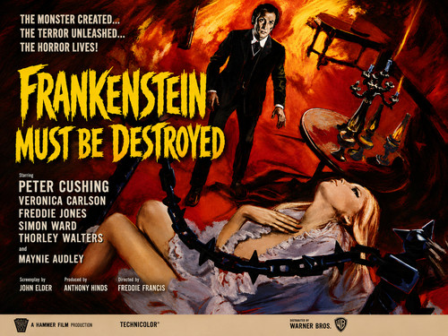 Frankenstein must destroyed - frankenstein,