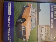 Triumph Toledo, 1500TC, & Dolomite (From 1972) Workshop Manual 227 - Intereurope