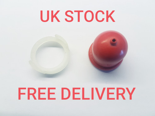 Red petrol fuel primer - red,