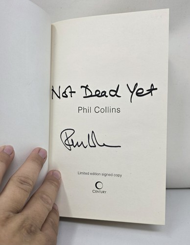 Signed phil collins - not, dead