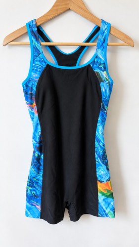 Black boyleg swimsuit small - boyleg,