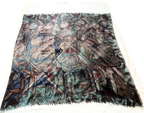 Ama pure 100 cashmere shawl - 100%,