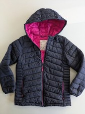 M&S Girls Blue Pink Padded