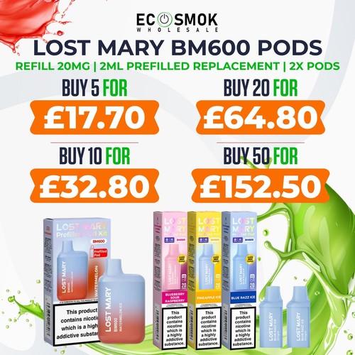 Lost mary bm600 - bm600, pods