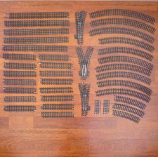 Vintage Triang Train Track Bundle x 38 pieces R480, R483, R481, R437, R490, R491