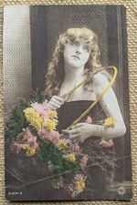 CONSTANCE WORTH British Beauty, Actress Glamour Woman, Rotary Postcard 1919