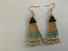 NEW HANDMADE GOLD AND FAUX