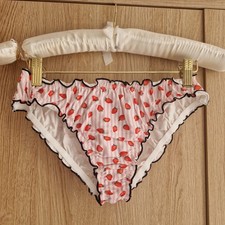 Ladies Knickers Size 10 Cute Strawberry Pattern bikini Style Panties ?NEW 