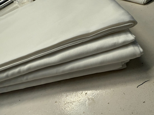 New qty white cotton - new,