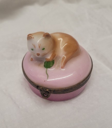 Limoges castel pink hinged - limoges,