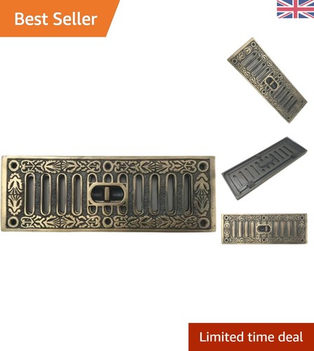Aluminium victorian air brick - aluminium,