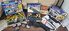 Aurora slot car racing. 10 x cars and associated track and accessories (Used) 