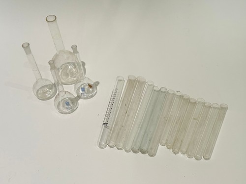 Vintage laboratory glassware - laboratory,