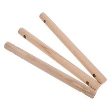  3 Pcs Diy Ladder Step Wooden Rod Replacement Woodworking Craft Sticks