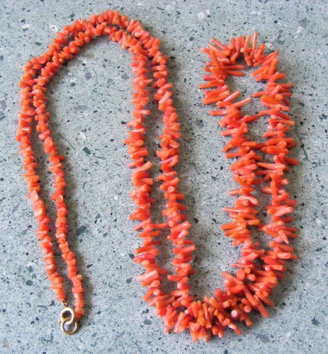 Vintage orange faux - orange, coral