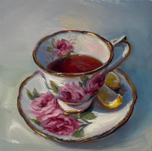 Porcelain cup still - , life