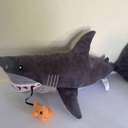 Dunelm zip mouth grey - grey, shark