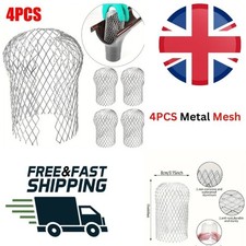 4PCS Metal Mesh Gutter Leaf